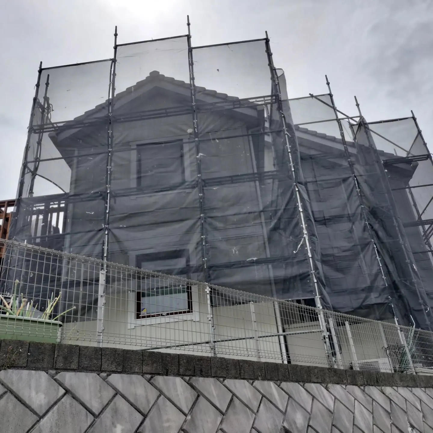 八王子市Ｎ様邸、外壁塗装工事着工！