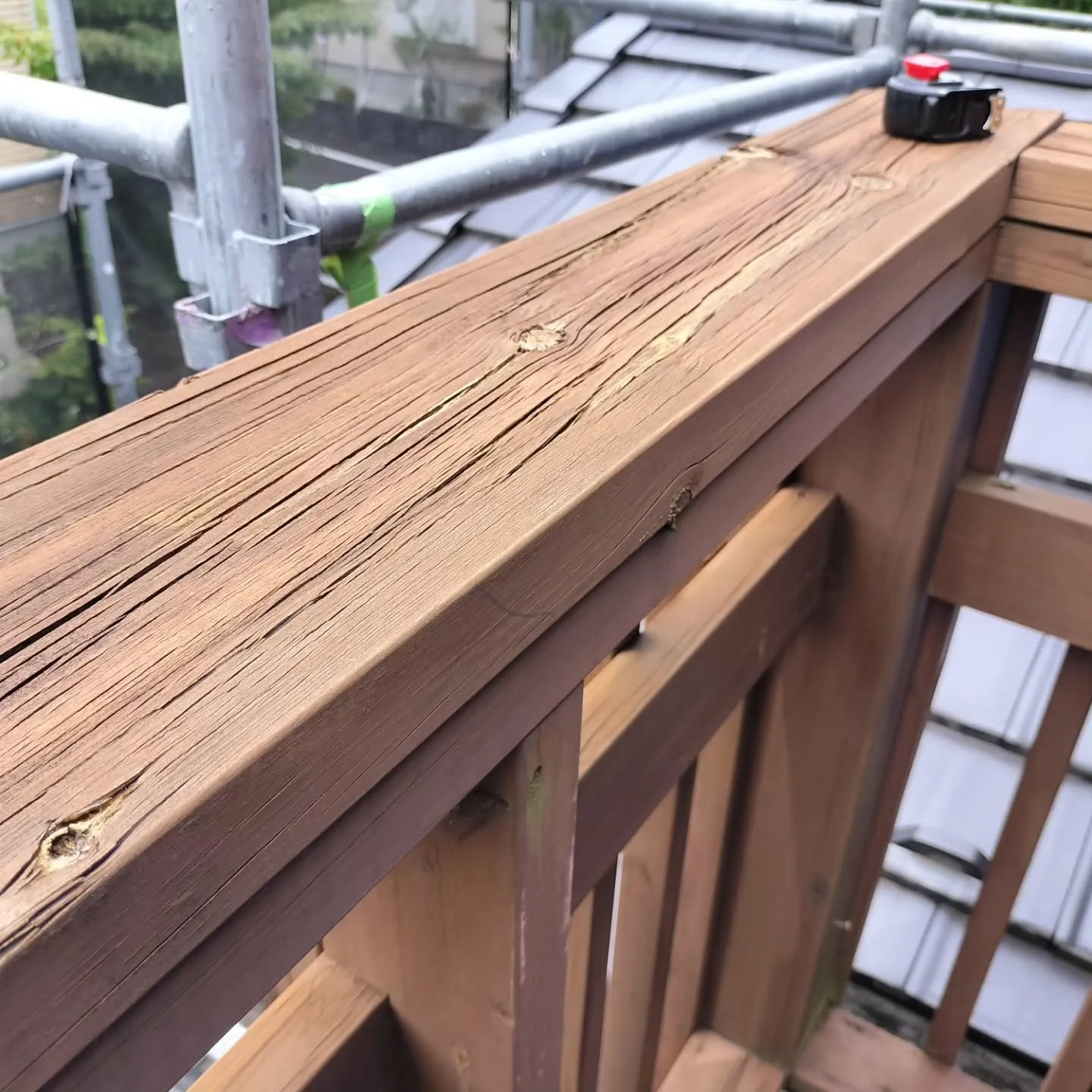 外壁塗装完了間近！