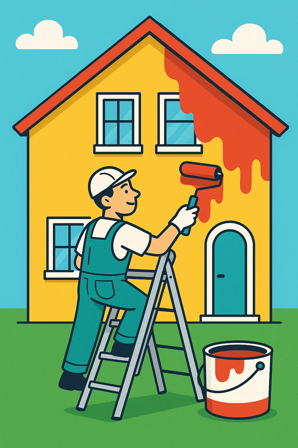 外壁塗装の塗り方を初心者向けに安全で失敗しない手順とDIY節約術でわかりやすく解説