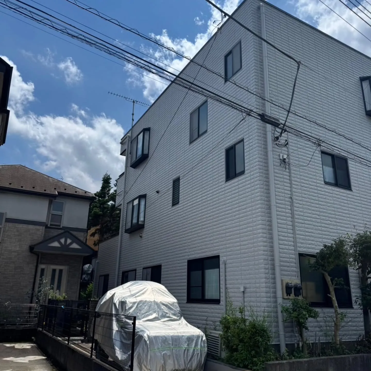 八王子市T様邸の足場解体です!