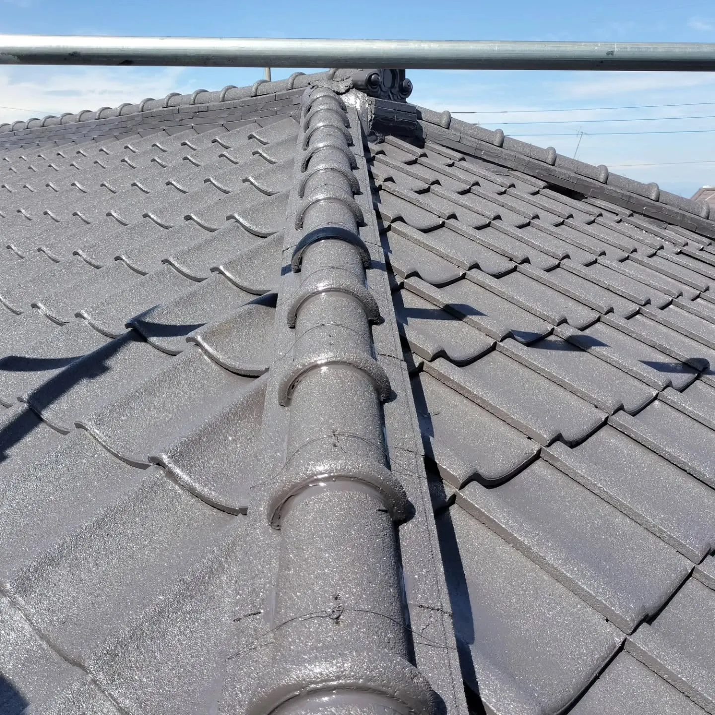 間もなく塗装工事完了!