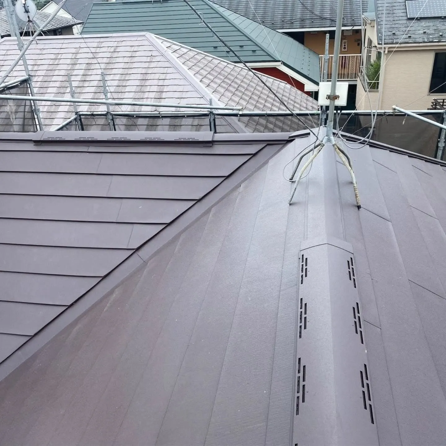 ガルバリウム、カバー工法