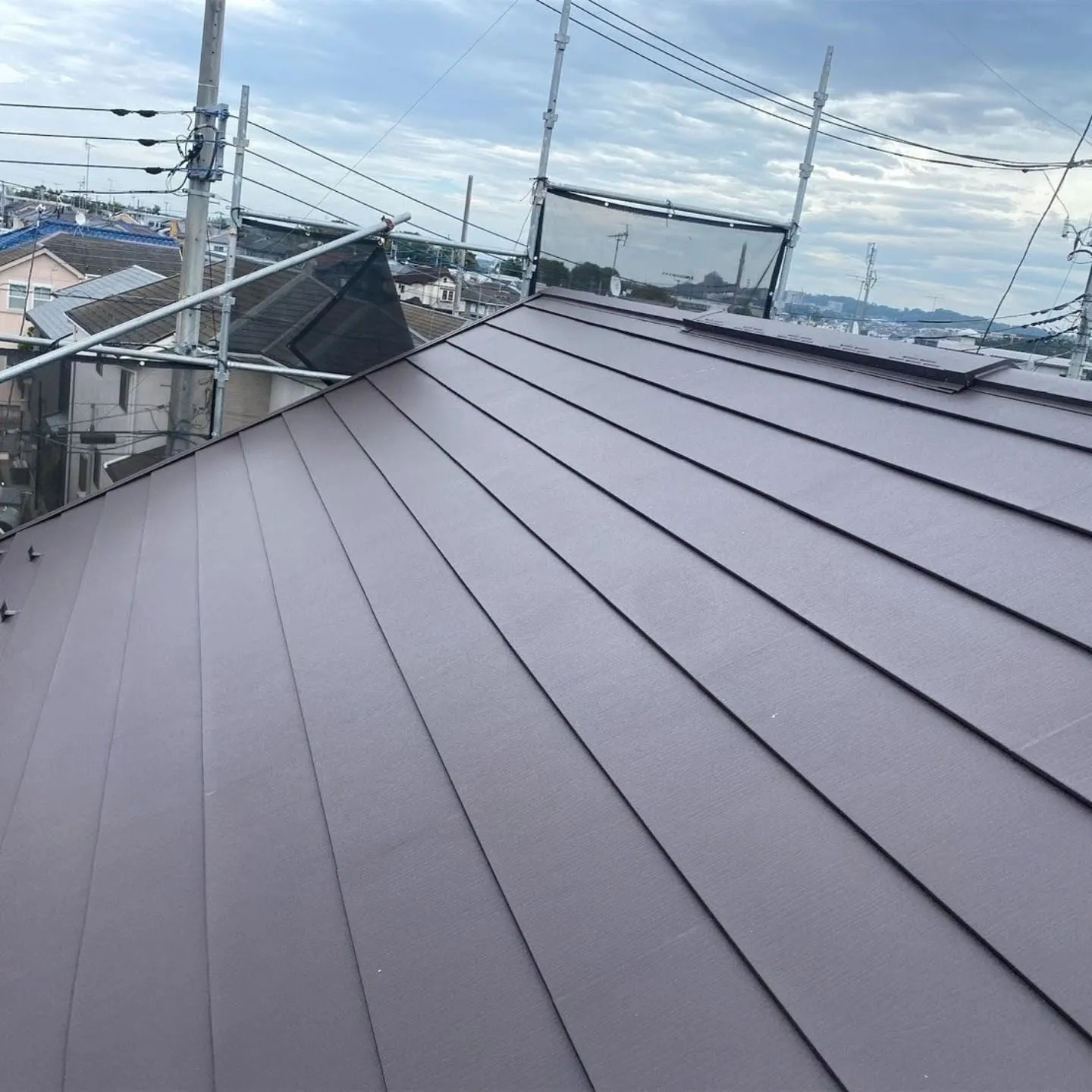 ガルバリウム、カバー工法