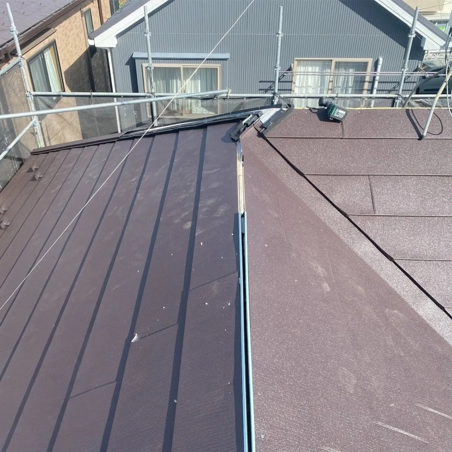 ガルバリウム、カバー工法